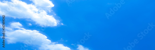 blue sky with beautiful natural white clouds