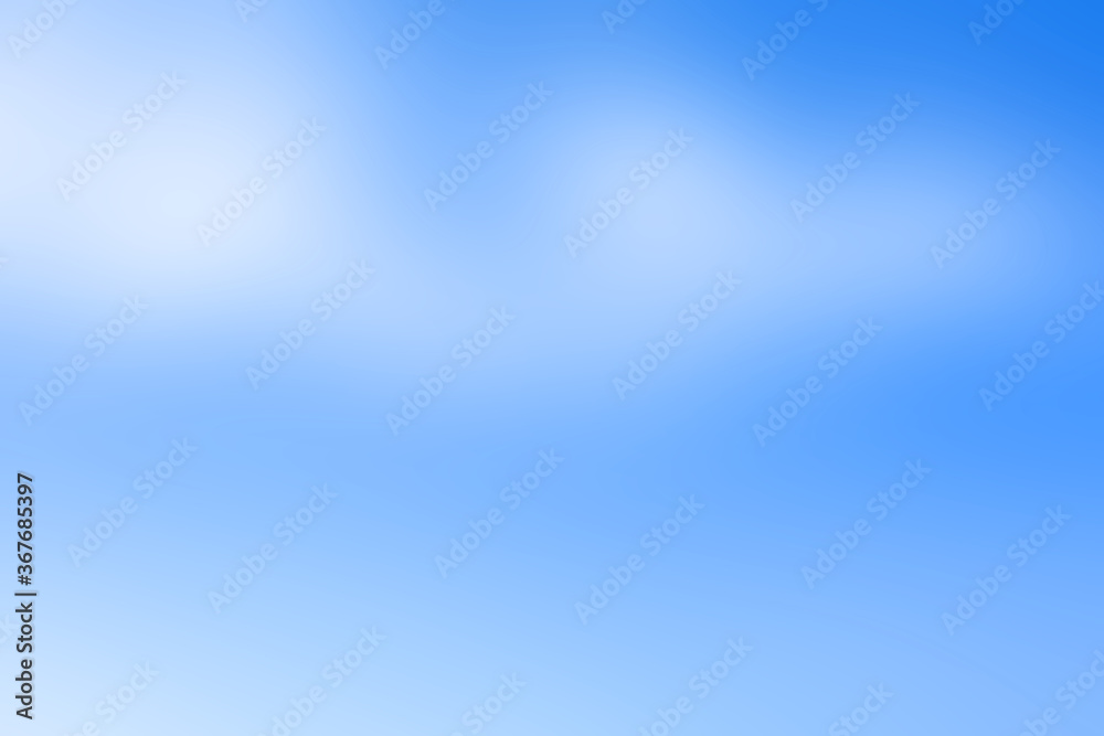 Abstract blue gradient wallpaper, blue sky, modern landscape design for a beautiful blurred background And place the letters