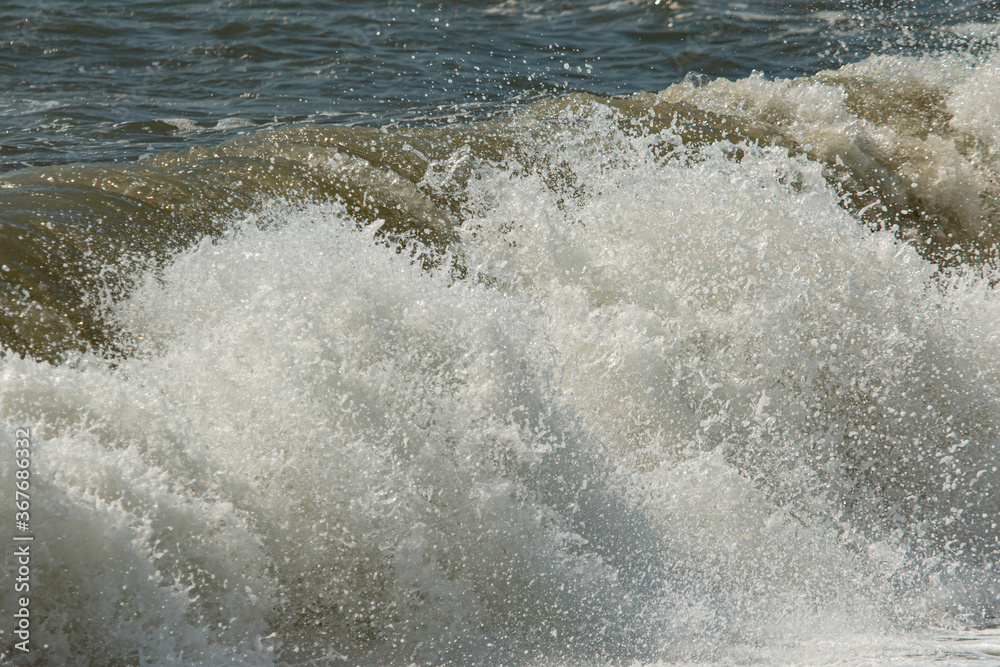 Fototapeta premium seething sea waves as background