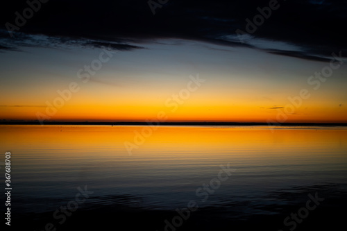 sunrise at lake M  ritz