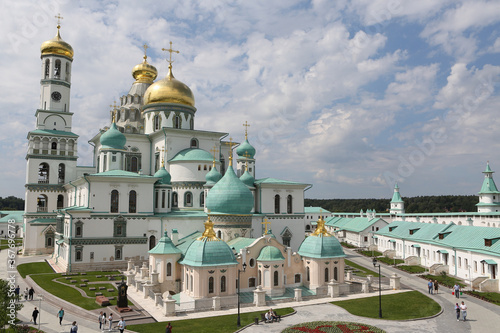 New Jerusalem Monastery, also known as Resurrection, Voskresensky, Novoiyerusalimsky Monastery of Russian Orthodox Church in Moscow Oblast, Russia. Russian religious architecture. Landmark, monument photo