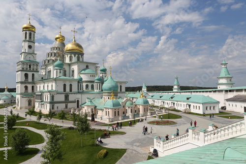 New Jerusalem Monastery, also known as Resurrection, Voskresensky, Novoiyerusalimsky Monastery of Russian Orthodox Church in Moscow Oblast, Russia. Russian religious architecture. Landmark, monument photo
