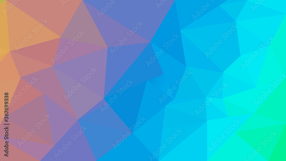 Obraz premium Abstract colorful low poly structure backdrop