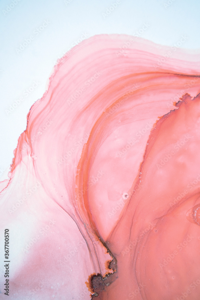 Fototapeta premium The picture is painted in alcohol ink. Abstract painting, can be used as a trendy background for wallpapers, posters, cards, invitations, websites.
