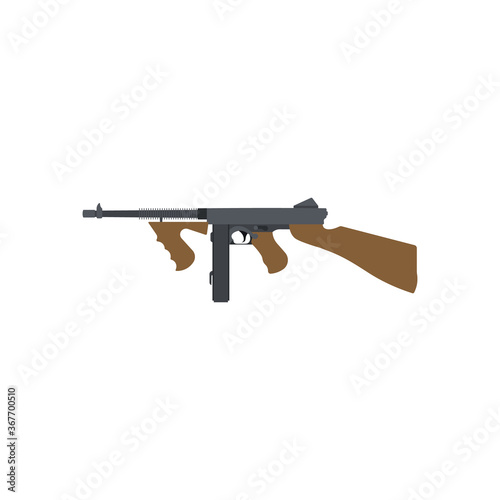 Ordnance carbine usa america submachine gun ww2 world war 2, thompson tommy gun. photo