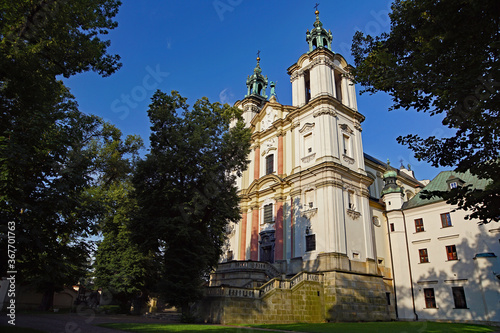 Cracow, Sts. Michelangelo and Stanislaus baroque church