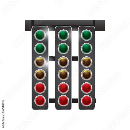 traffic signal lights