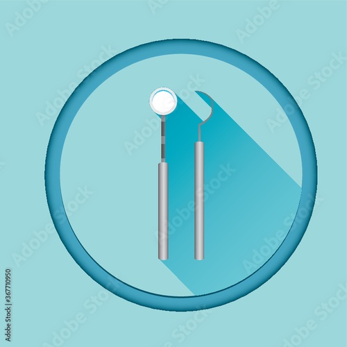 dental mirror and probe
