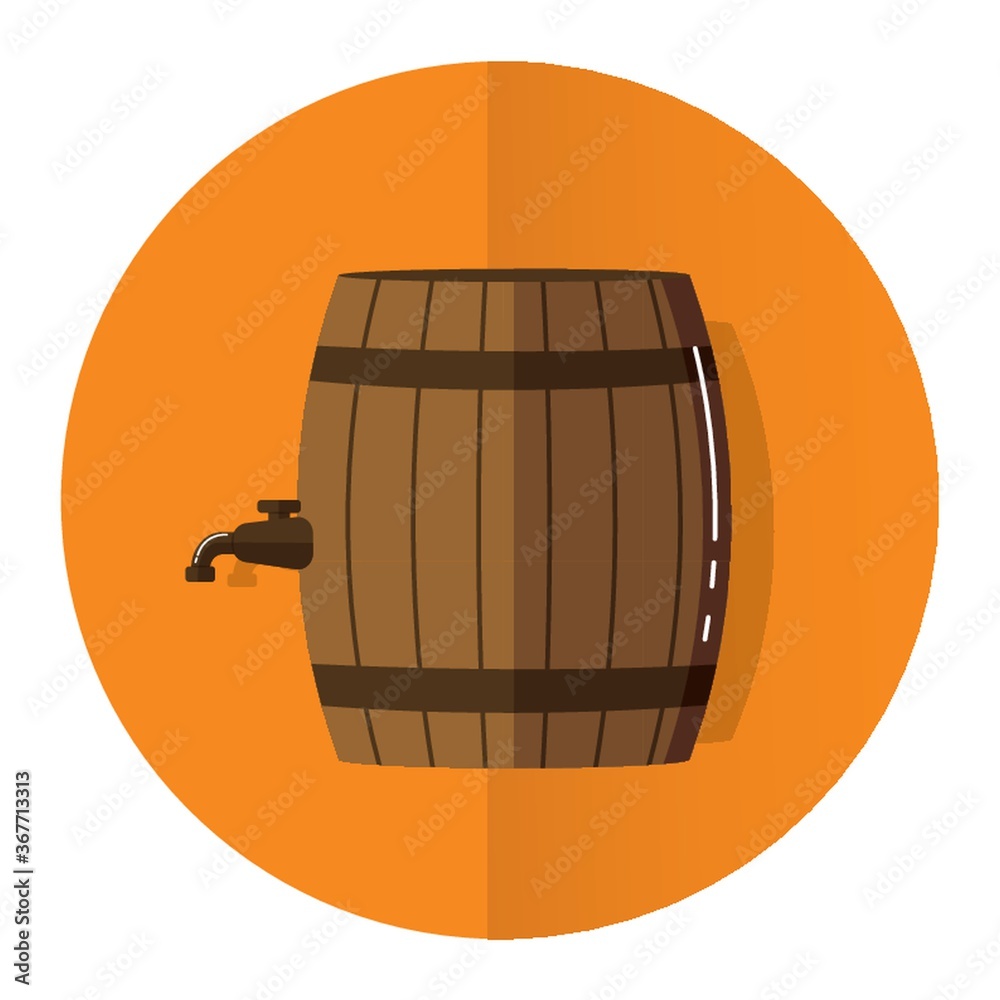 beer barrel with a tap beer barrel with a tap