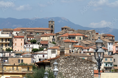 San Giovanni Incarico, Italy, 9 September 2017: the village of San Giovanni Incarico in Ciociaria in the province of Frosinone
