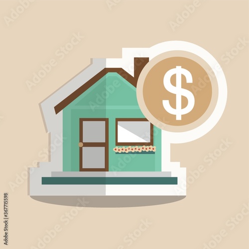 house with dollar