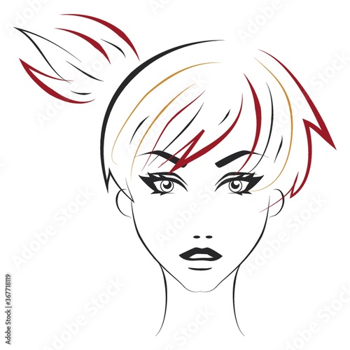 woman hairstyle