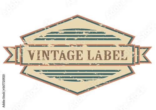 vintage label