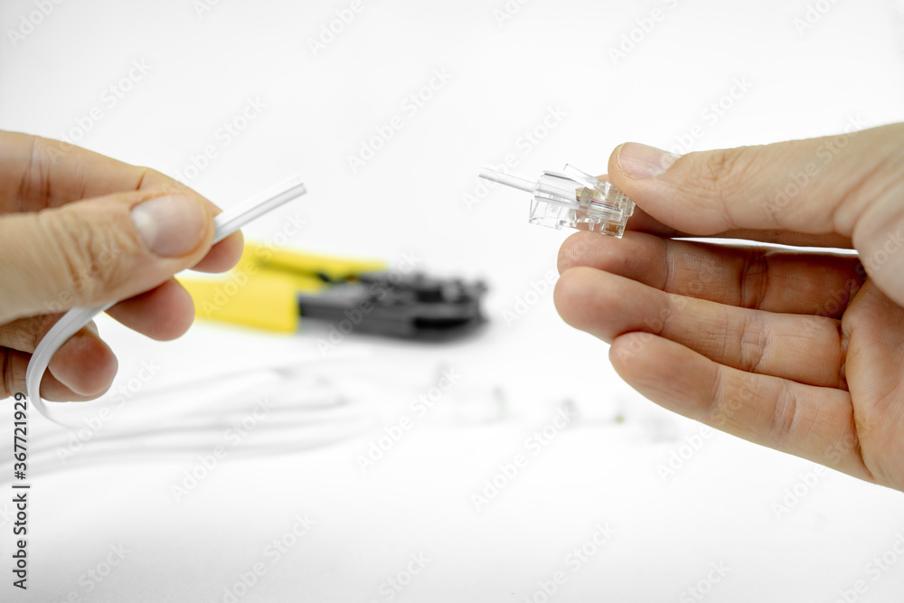 or telephone line cables and crimper, Twisting Cable Tool