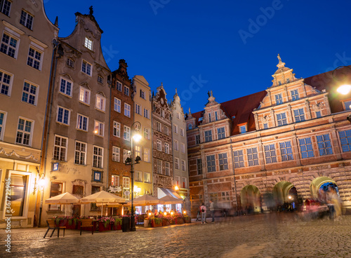old town square in gdansk poland