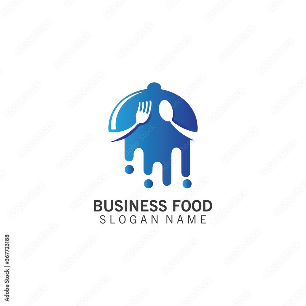 Food Logo creative inspiration business template design