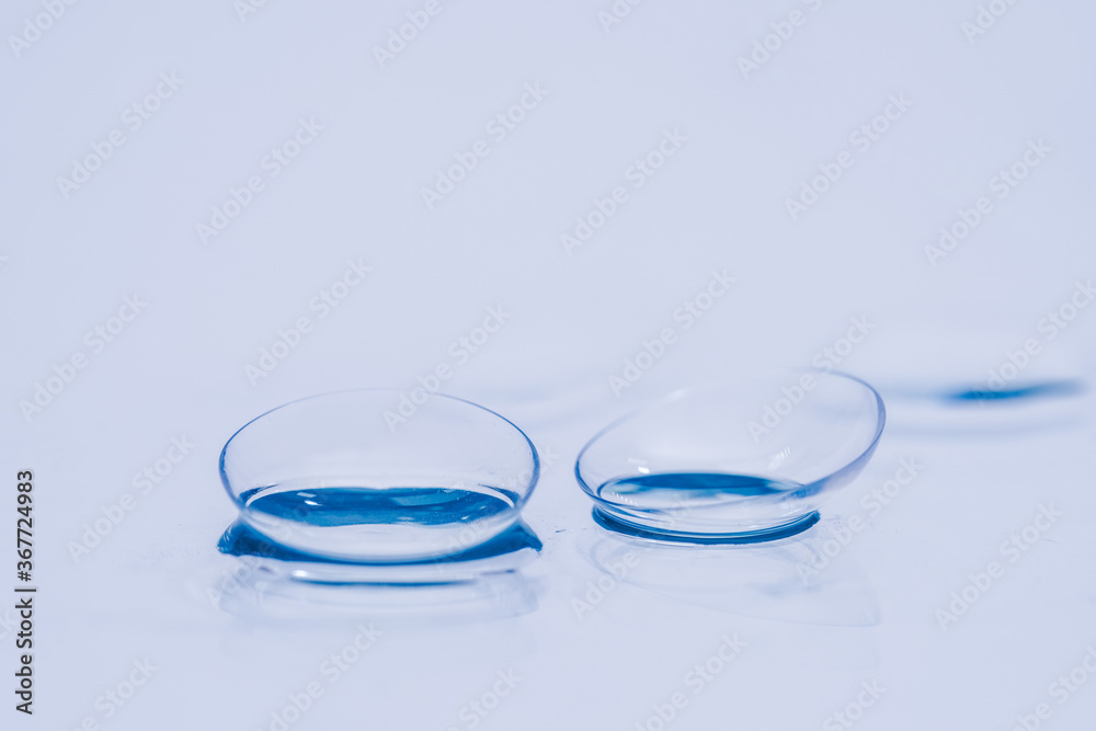 Contact lenses in saline Contact lenses in saline