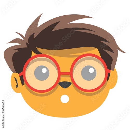 boy with spectacles