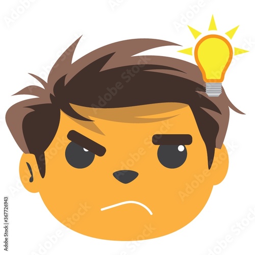 boy with an idea