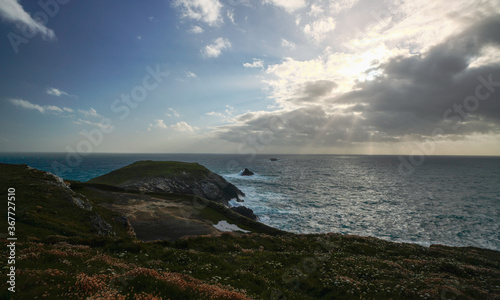 Trevose Head, Cornwall, UK. photo