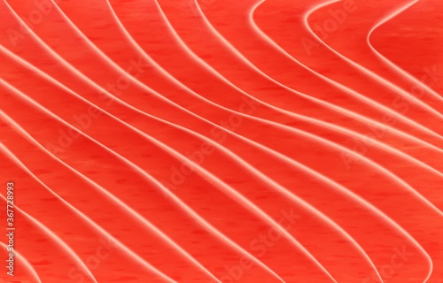 Salmon fish meat background texture pattern, vector fillet for sushi food. Orange red salmon fish background, Japanese cuisine dish, sushi and sashimi raw seafood cooking filet