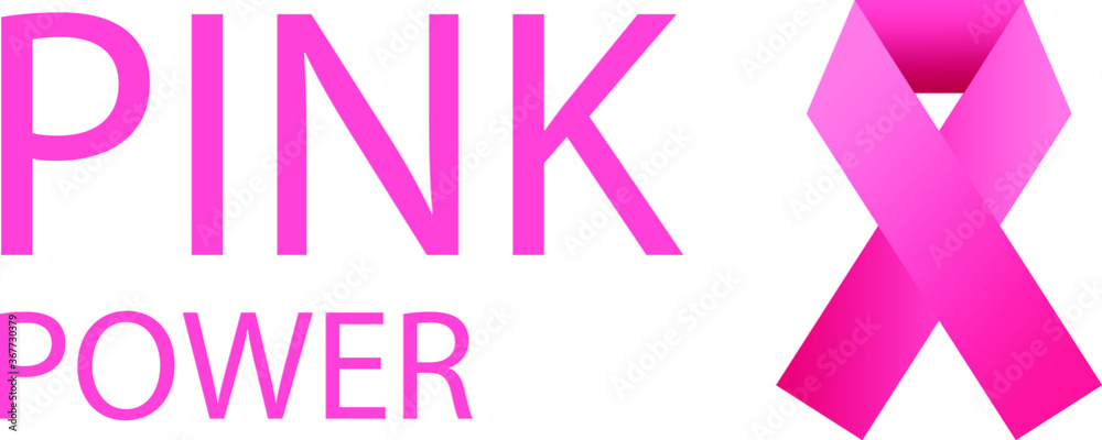 Breast Cancer Awareness Event - Pink Power Design in Pink