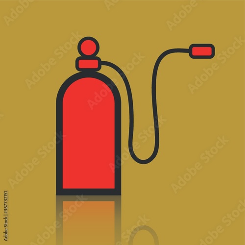 nitrogen gas tank