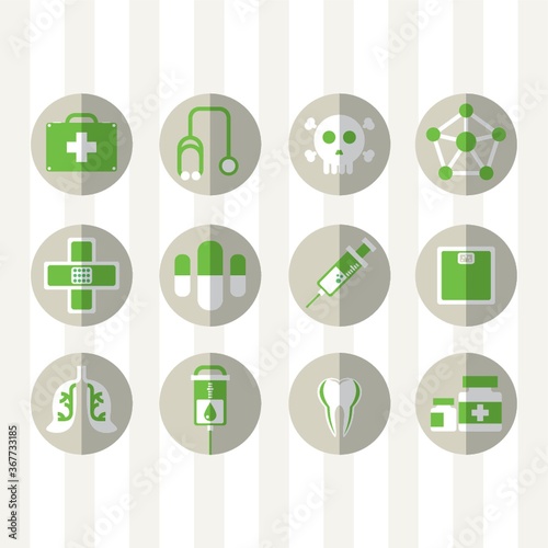 set of medical icons