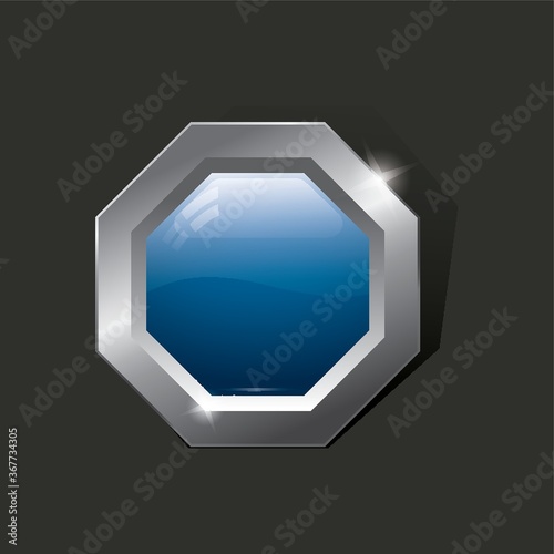 octagon button
