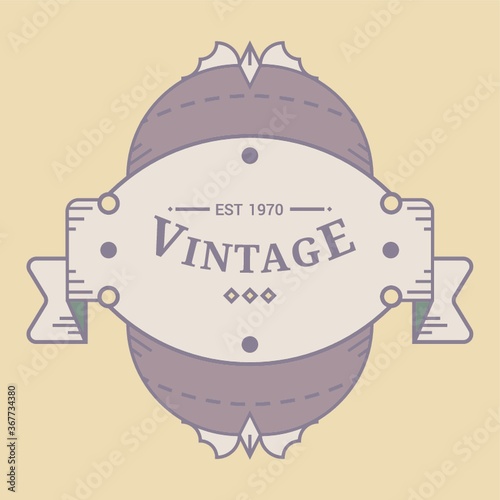 vintage label