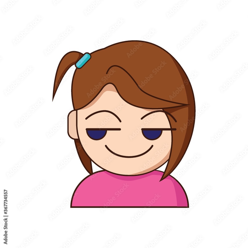 girl smiling