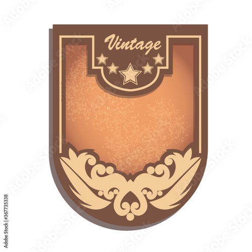vintage invitation card