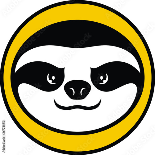 Simple Design of Sloth Face