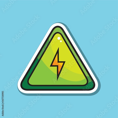 high voltage sign