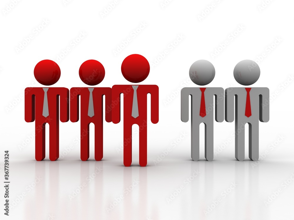 3d illustration Business Network concept 3d illustration Business Network concept