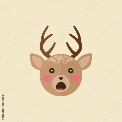 reindeer shocked