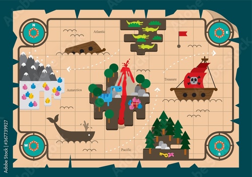 treasure hunt map