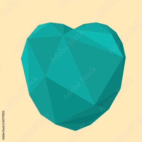 geometrical heart
