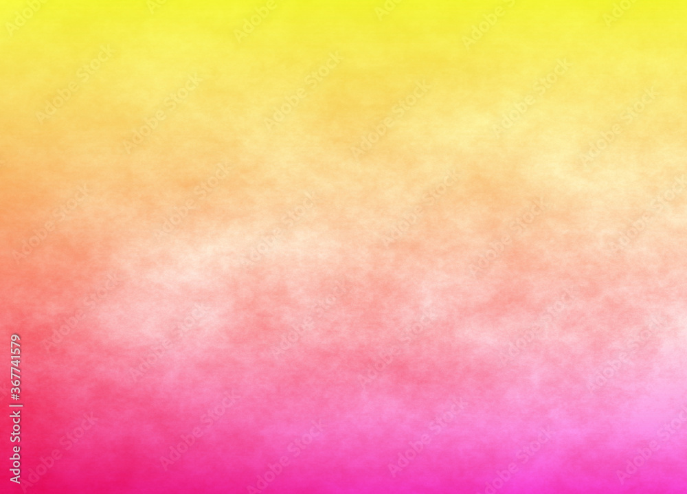 Pink and yellow paper. Color gradation.