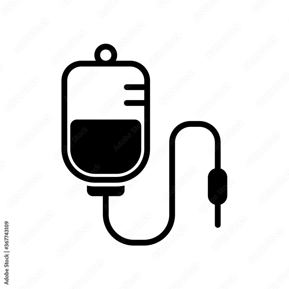 blood bag - infuse icon vector design template blood bag - infuse icon vector design template