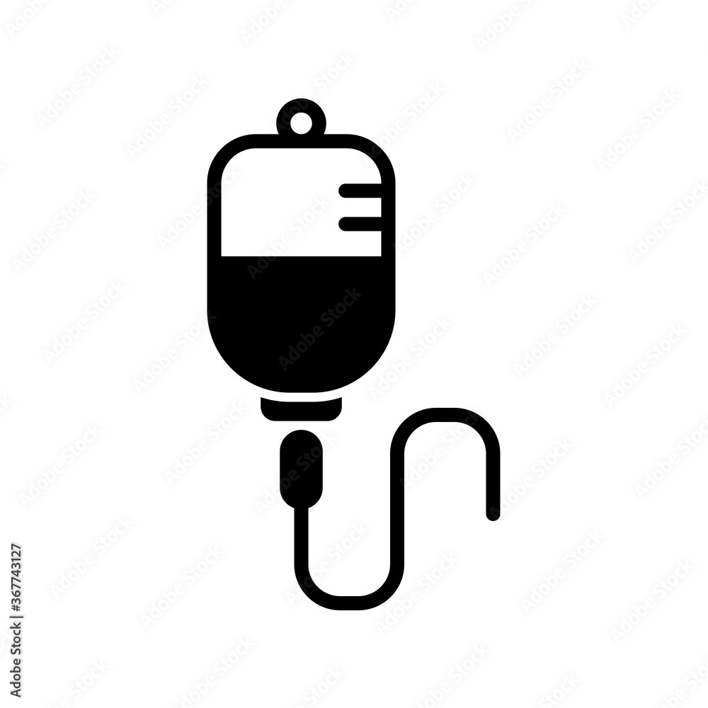blood bag - infuse icon vector design template blood bag - infuse icon vector design template