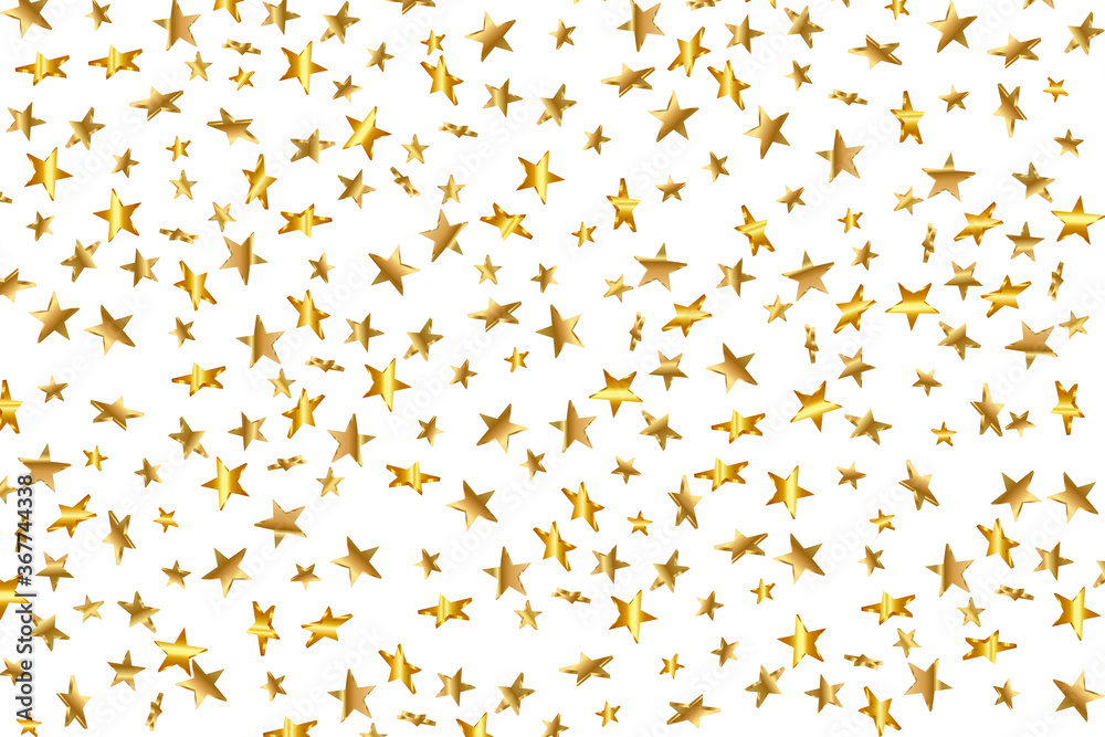 3d Star Falling. Gold Yellow Starry on transparent Background. Vector Confetti Star Background. Golden Starlit Card. Confetti Fall Chaotic Decor. 3d Star Falling. Gold Yellow Starry on transparent Background. Vector Confetti Star Background. Golden Starlit Card. Confetti Fall Chaotic Decor.