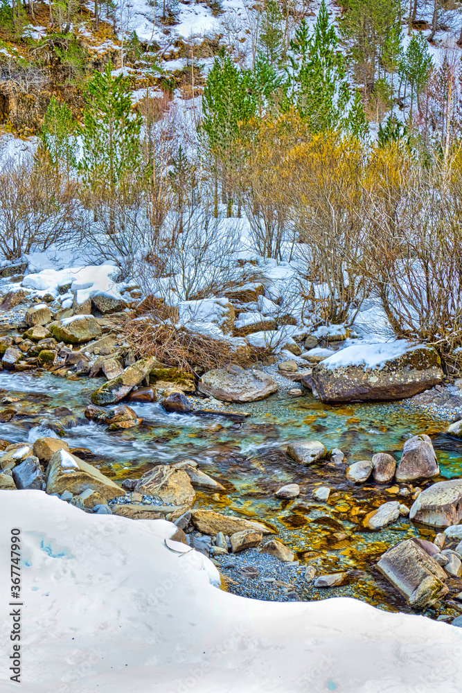 Arazas River, Ordesa Valley, Ordesa y Monte Perdido National Park, UNESCO Biosphere Reserve of Ordesa Viñamala, Pyrennes, Huesca, Aragon, Spain, Europe Arazas River, Ordesa Valley, Ordesa y Monte Perdido National Park, UNESCO Biosphere Reserve of Ordesa Viñamala, Pyrennes, Huesca, Aragon, Spain, Europe