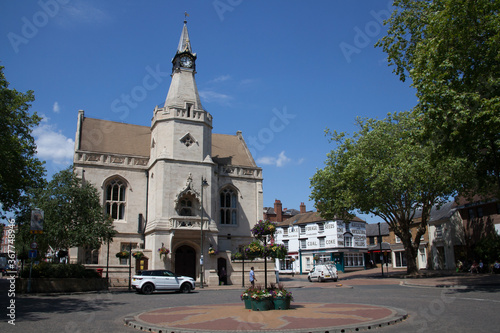 The Town Hall in Banbury at the junction with Bridge Street, Market Place and the High Street in Oxfordshire, UK photo