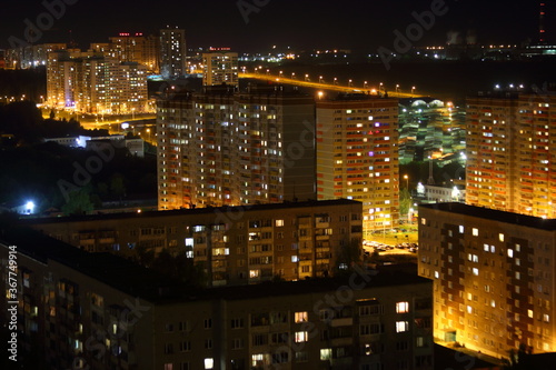 view of a city at night © Дмитрий Солодянкин