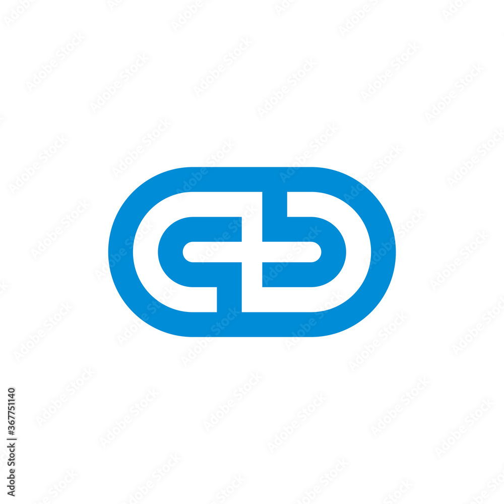 letter qb simple circle geometric line design logo vector letter qb simple circle geometric line design logo vector
