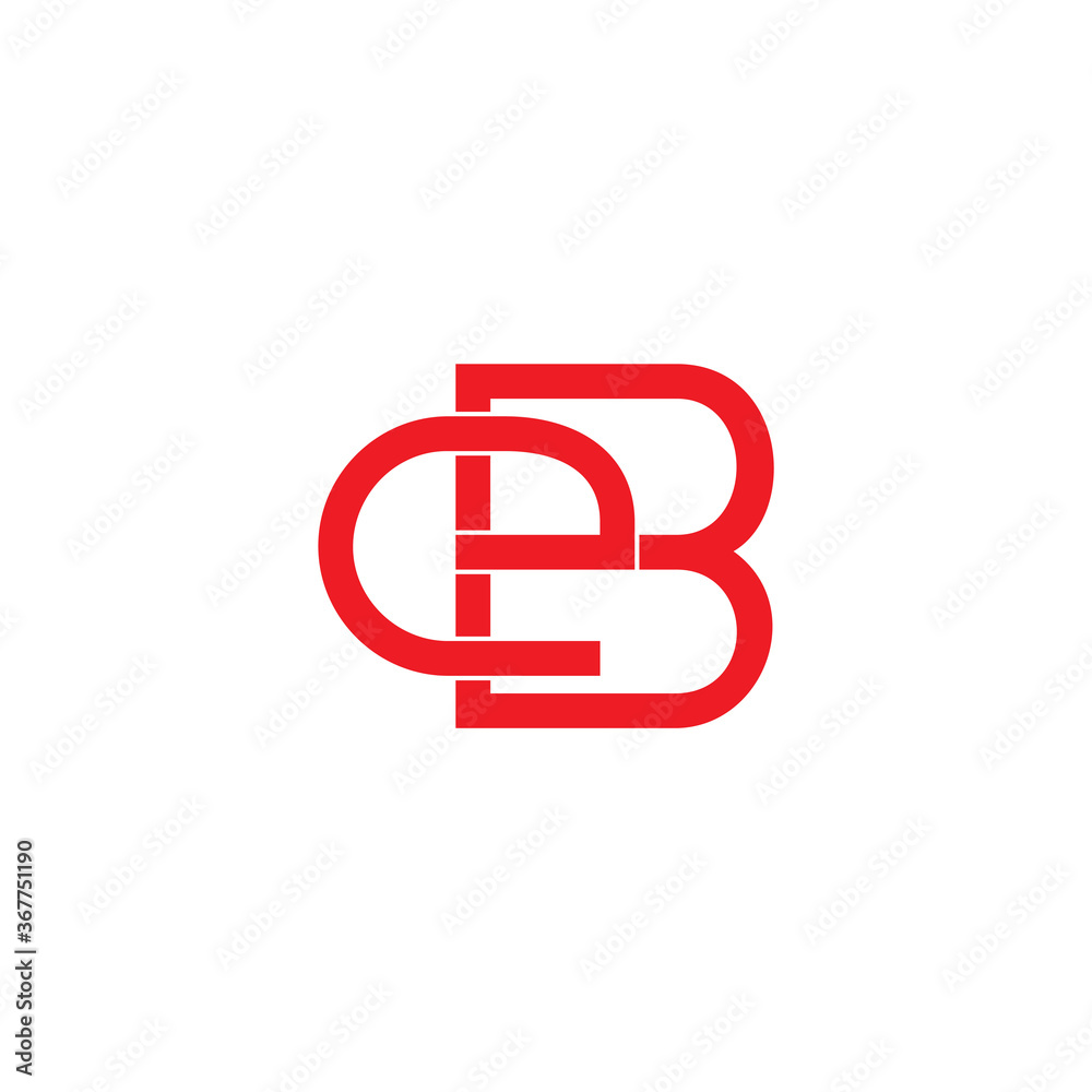 vector of letter be simple geometric line design fit for template decoration vector of letter be simple geometric line design fit for template decoration