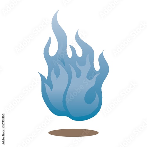 blue flame