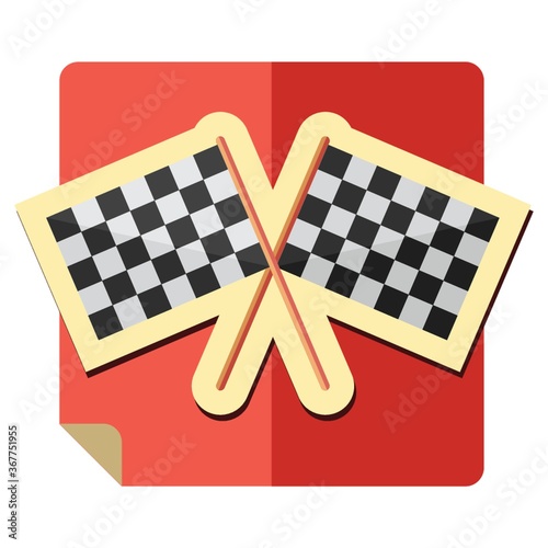 checkered flag