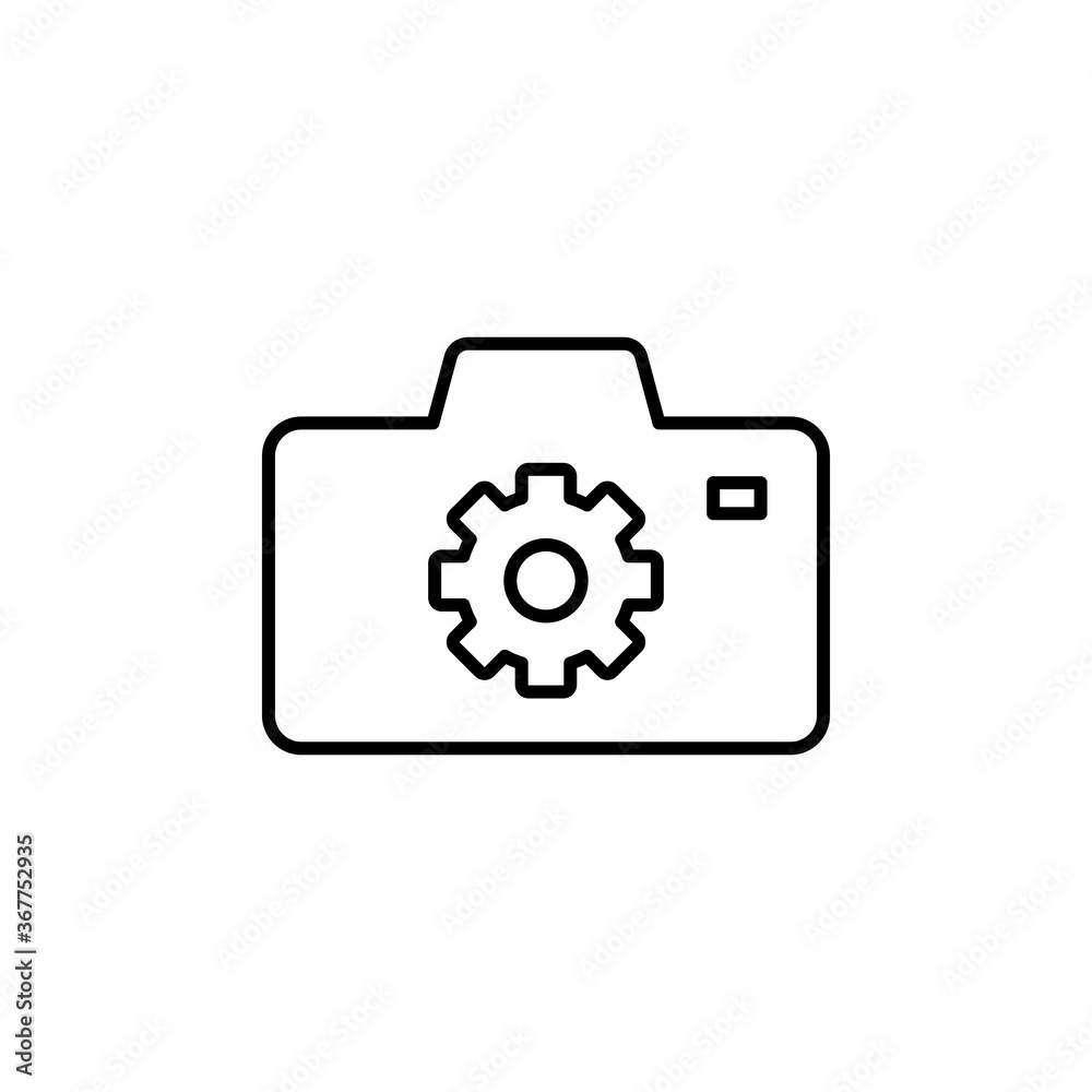 Camera icon. Photography symbol modern, simple, vector, icon for website design, mobile app, ui. Vector Illustration Camera icon. Photography symbol modern, simple, vector, icon for website design, mobile app, ui. Vector Illustration